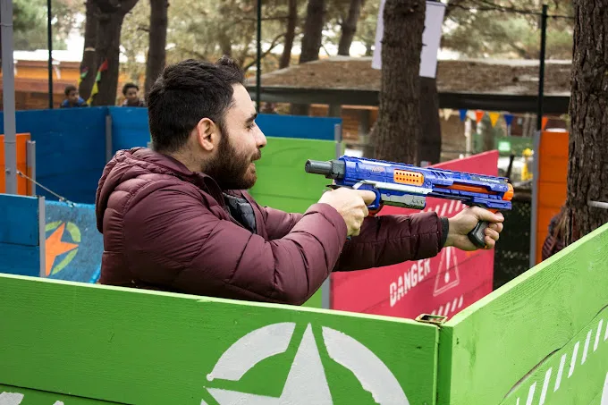 nerf oynarken koruyucu gözlük kullanımı ve göz güvenliği